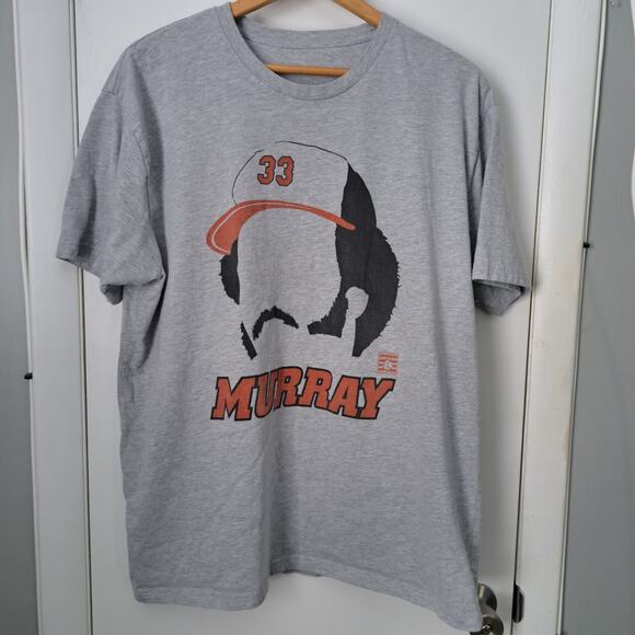 Eddie Murray Baseball of Fame Silhouette T-Shirt  Gray Men's XXL - Picture 1 of 5